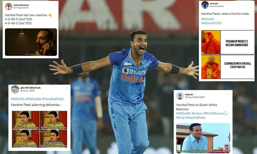 എതിർ ടീമിന്റെ പന്ത്രണ്ടാമൻ; ഹർഷൽ പട്ടേലിനെതിരെ രോഷവുമായി നെറ്റിസൺസ്