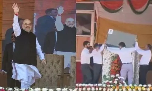 ബുള്ളറ്റ് പ്രൂഫ് ഗ്ലാസ് അഴിച്ചുമാറ്റി അമിത് ഷാ; വീട്ടു തടങ്കലിലെന്ന് മെഹബൂബ മുഫ്തി