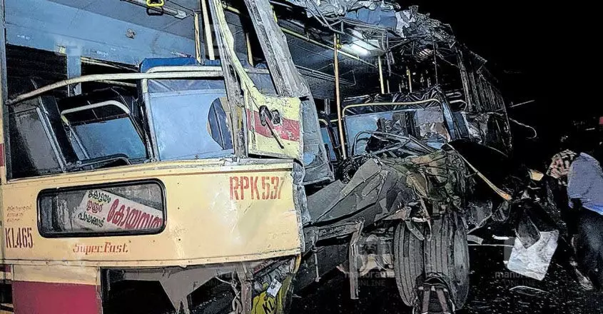Nine killed as Palakkad tourist bus collides with KSRTC bus