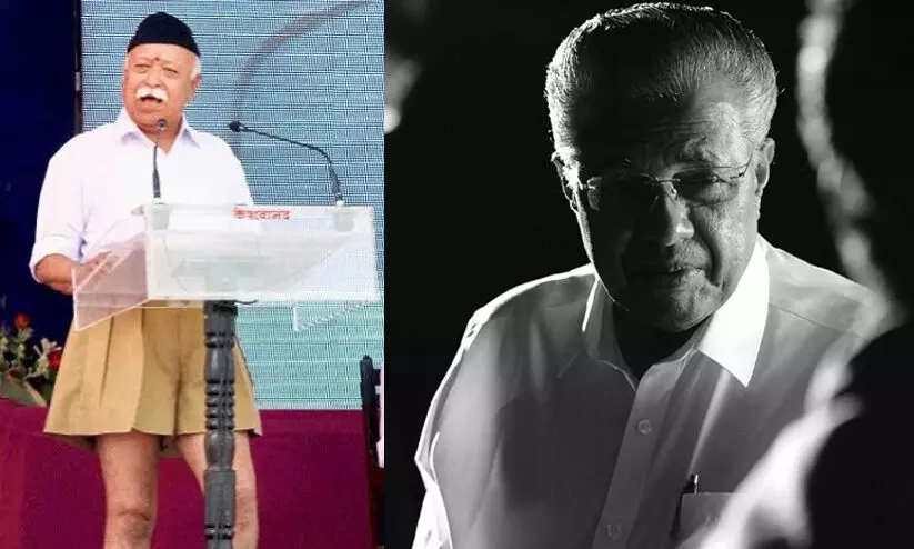 mohan-bhagawat PINARAYI VIJAYAN