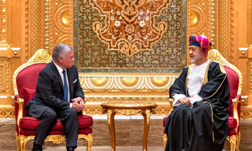 ജോർഡൻ രാജാവിന് ഊഷ്മള വരവേൽപ്