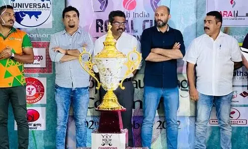 യൂത്ത് ഇന്ത്യ ക്രിക്കറ്റ് റോയൽ കപ്പ്​ വിന്നേഴ്​സ്​ ട്രോഫി പ്രകാശനം