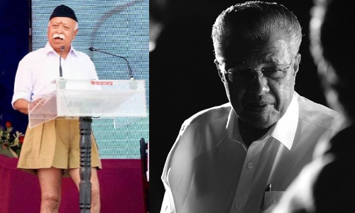 mohan-bhagawat PINARAYI VIJAYAN