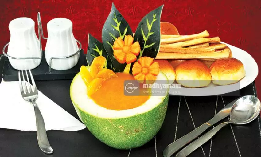 Garlic Pumpkin Orange Soup