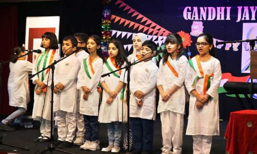 ഇന്ത്യൻ സ്‌കൂൾ ഓഫ് എക്‌സലൻസ് ഗാന്ധി ജയന്തി ആഘോഷിച്ചു
