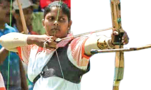 സ്വർണത്തിലേക്ക് അമ്പെയ്ത് ഐശ്വര്യ; കുന്നോളം ആഹ്ലാദത്തിൽ കുന്നംകുളം