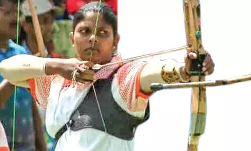 സ്വർണത്തിലേക്ക് അമ്പെയ്ത് ഐശ്വര്യ; കുന്നോളം ആഹ്ലാദത്തിൽ കുന്നംകുളം