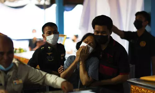 കണ്ണീർകടലായി തായ്‍ലൻഡ്; പിഞ്ചോമനകൾക്ക് യാത്രാമൊഴി