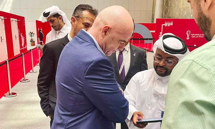 ലോകകപ്പ് ഒരുക്കം വിലയിരുത്തി ഫിഫ തലവൻ ലോകകപ്പ് ഒരുക്കം വിലയിരുത്തി ഫിഫ തലവൻ