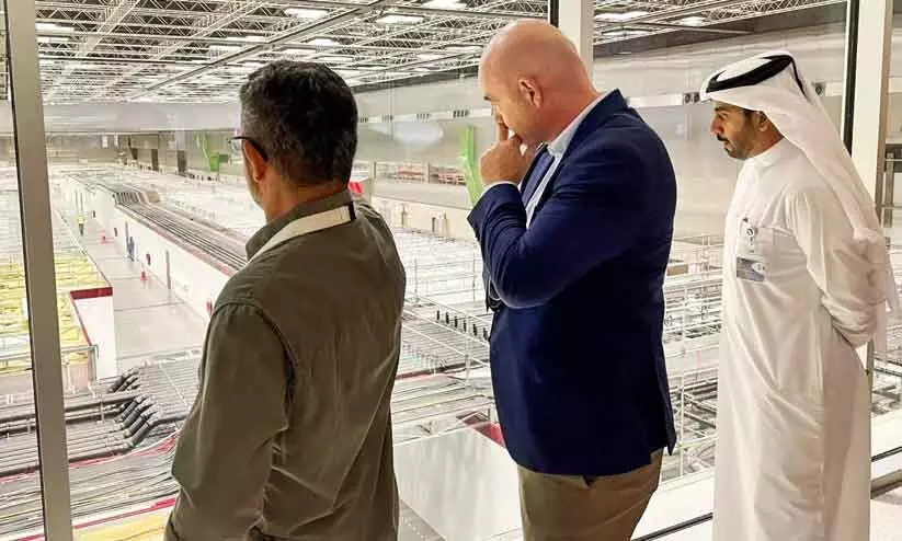 ലോകപ്പ് തയാറെടുപ്പുകൾ ഫിഫ പ്രസിഡന്റ് വിലയിരുത്തുന്നു