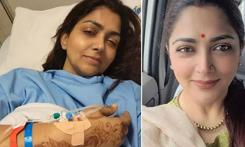 Actress Kushboo Shares Picture After Undergoes Coccyx Bone Surgery