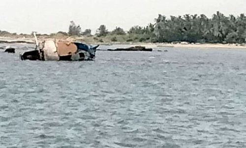 boat crashed boat crashed