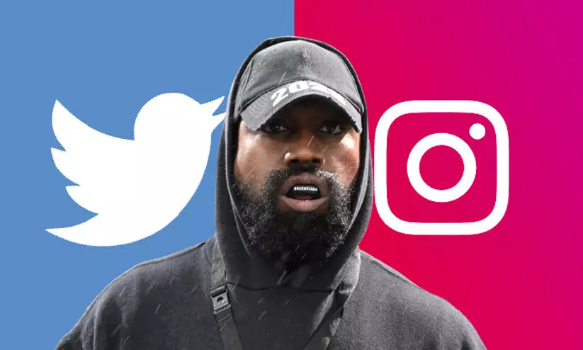 ജൂതൻമാരെ പ്രകോപിപ്പിച്ചതിന് ഇൻസ്റ്റഗ്രാമിൽ നിന്ന് പുറത്താക്കി; ട്വിറ്ററിൽ പ്രതികരിച്ച് റാപ്പർ കാന്യെ വെസ്റ്റ്