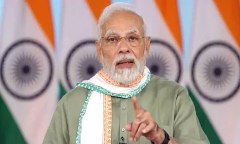 രാജ്യത്തെ ആദ്യ സമ്പൂര്ണ സൗരോര്ജ്ജ ഗ്രാമം മൊധേര; പ്രഖ്യാപനം നടത്തി നരേന്ദ്രമോദി രാജ്യത്തെ ആദ്യ സമ്പൂര്ണ സൗരോര്ജ്ജ ഗ്രാമം മൊധേര; പ്രഖ്യാപനം നടത്തി നരേന്ദ്രമോദി