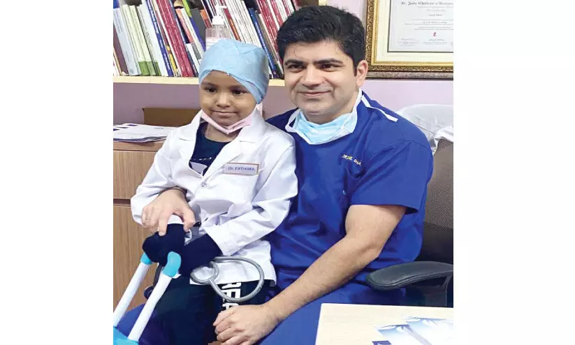 കണ്ണൂരിലെ ഒമ്പതുകാരി ഫാത്തിമ ബംഗളൂരുവിൽ ഡോക്ടർ