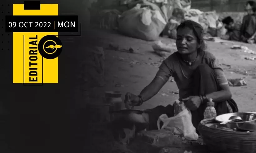 വലിയ സമ്പദ്ഘടന; ദരിദ്രരായ ജനത