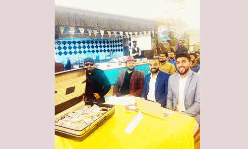 സം​ഗ​മം സോ​ക്ക​ർ 2022 ക​ളി​ക്കാ​രു​ടെ പ്ര​തീ​കാ​ത്മ​ക ലേ​ലം​വി​ളി