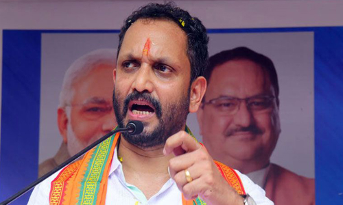 കോട്ടയത്ത് നടന്നത് സി.പി.എം-കോൺഗ്രസ് അവിശുദ്ധ സഖ്യത്തിന്റെ പ്രത്യക്ഷ ഉദാഹരണം -കെ. സുരേന്ദ്രൻ