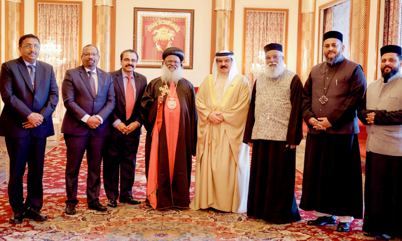 Catholic Bawa met with King Hamad