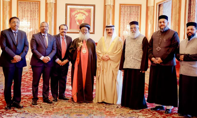 Catholic Bawa met with King Hamad