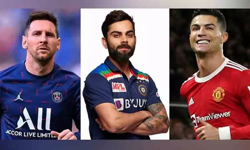 മെസ്സിയോ ക്രിസ്റ്റ്യാനോയോ മികച്ചവൻ? വിരാട് കോഹ്ലിയുടെ ഉത്തരമിതാണ്...