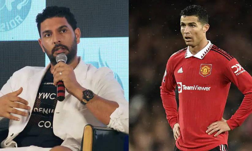 700 ക്ലബിലേക്ക് സ്വാഗതം; ക്രിസ്റ്റ്യാനോയെ പ്രശംസിച്ച യുവരാജ് സിങ്ങിന് ട്രോൾ മഴ