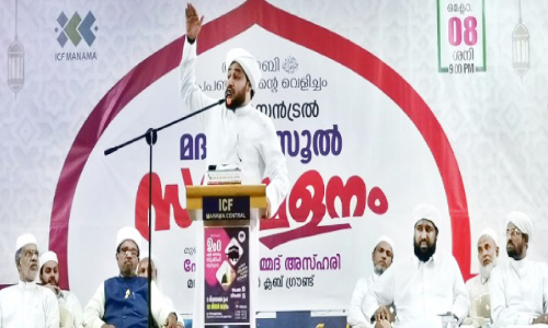 പ്ര​വാ​ച​ക​രെ ജീ​വി​ത​മാ​തൃ​ക​യാ​ക്കു​ക -പേ​രോ​ട് മു​ഹ​മ്മ​ദ് അ​സ്ഹ​രി