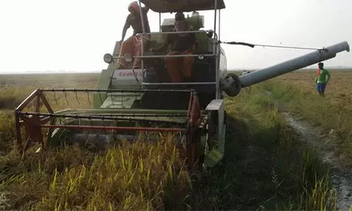 കൃഷി ഇനി ഹൈടെക്; അത്യാധുനിക കൊയ്ത്ത്‌മെതി യന്ത്രമെത്തി