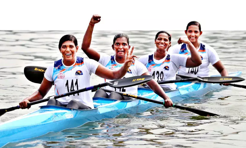 Canoeing, kayaking girls won gold for Kerala