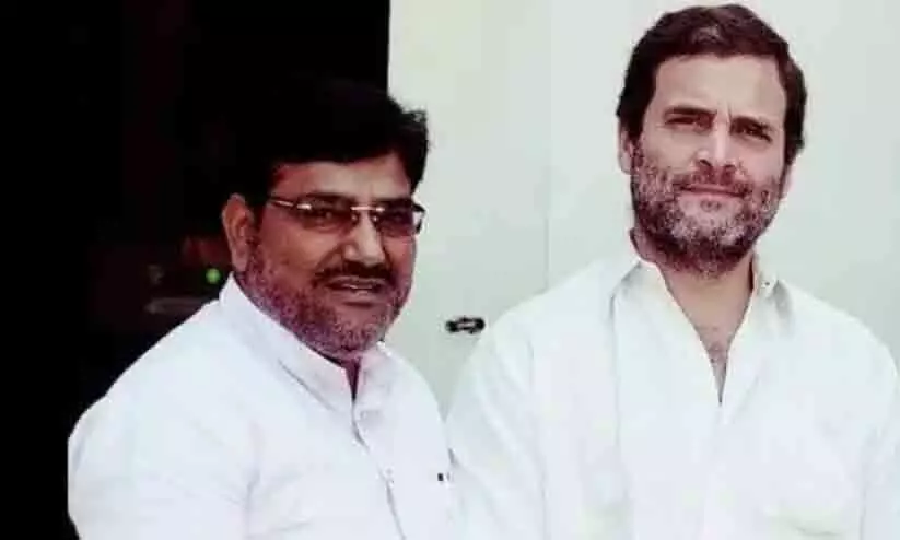 Brijlal Khabri with rahul gandhi Brijlal Khabri with rahul gandhi