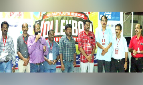 നവയുഗം സഫിയ അജിത്ത് മെമ്മോറിയൽ വോളിബാൾ ടൂർണമെന്‍റിന് തുടക്കം