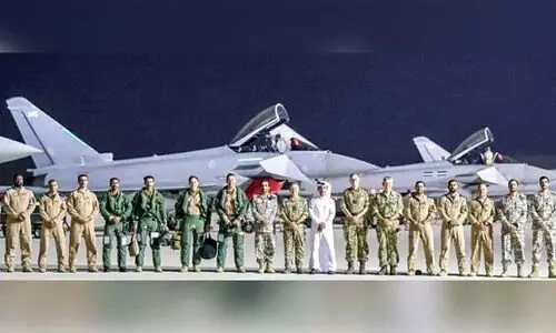 ഖത്തർ ലോകകപ്പ്;  ആ​കാ​ശ സു​ര​ക്ഷ​ക്ക് 12 സ്ക്വാ​ഡ്ര​ൺ