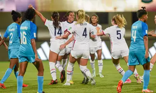 അണ്ടർ 17 വനിത ഫുട്ബാൾ ലോകകപ്പ്: ഇന്ത്യയെ തകർത്ത് യു.എസ്