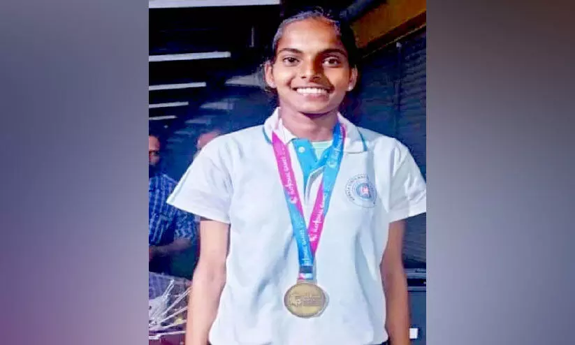 ദേശീയ ഗെയിംസിൽ സ്വർണം: ബാലുശ്ശേരിക്ക് അഭിമാനമായി മേഘ്ന കൃഷ്ണ