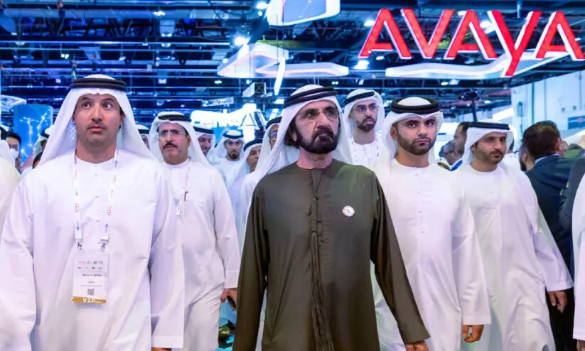 ജൈ​ടെ​ക്സി​ൽ ശൈ​ഖ്​ മു​ഹ​മ്മ​ദ്​ എ​ത്തി