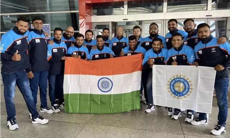Indian team for winning Deaf Cricket Indian team for winning Deaf Cricket
