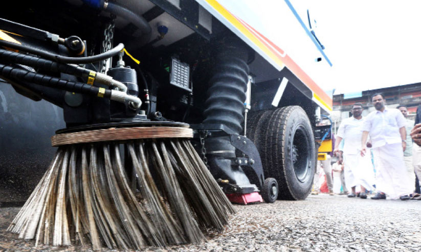 sweeping machine sweeping machine