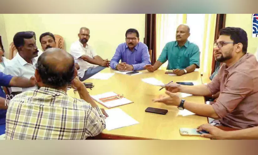 Pattambi Kulapulli road work Pattambi Kulapulli road work