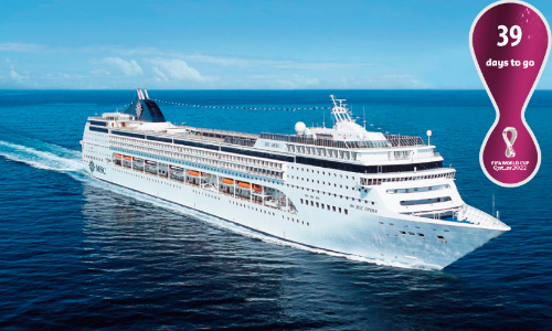 Cruise ship MSC Opera for audience accommodation