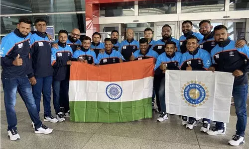 Indian team for winning Deaf Cricket Indian team for winning Deaf Cricket