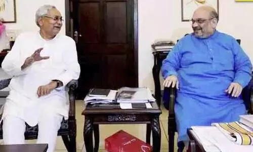 Nitish kumar and Amit shah