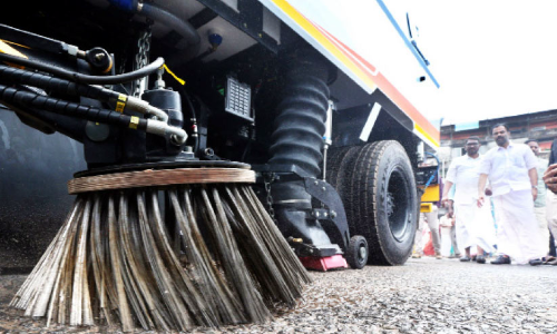 sweeping machine sweeping machine