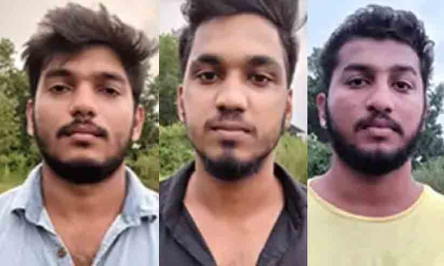 ഉത്സവത്തിന്റെ ഫ്ലക്സ് കീറി കലാപശ്രമം; മൂന്ന് യുവാക്കൾ അറസ്റ്റിൽ