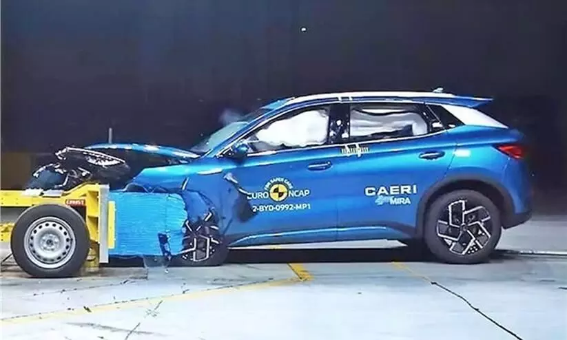 BYD Atto 3 electric SUV scores 5 stars in Euro NCAP crash tests