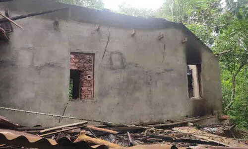 burnt house