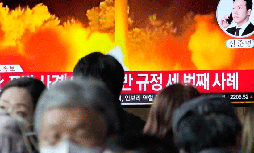 മിസ്സൈൽ വിക്ഷേപണം: ഉത്തര കൊറിയയും ദക്ഷിണ കൊറിയയും തമ്മിൽ പോര് മുറുകുന്നു