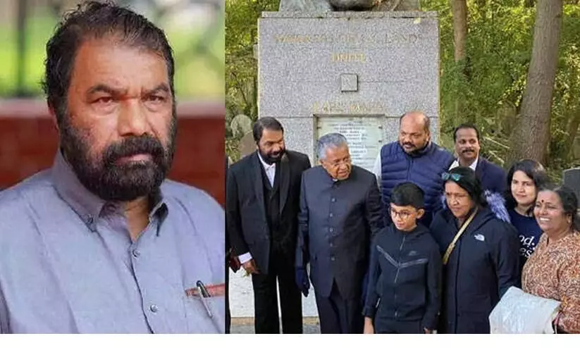 Minister V. Shivankutty reacts to foreign travel controversies Minister V. Shivankutty reacts to foreign travel controversies