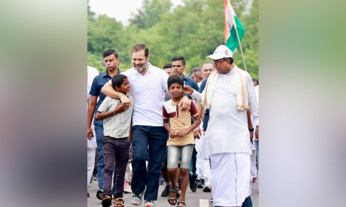 Bharat Jodo Yatra today in Bellary