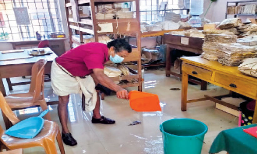 എംപ്ലോയ്മെന്റ് എക്സ്ചേഞ്ചിൽ വെള്ളം കയറി ഫയലുകൾ നശിച്ചു