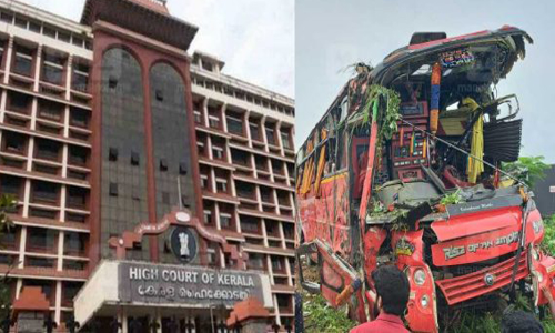 വടക്കാഞ്ചേരി ബസ് അപകടം; സ്കൂൾ അധികൃതർക്ക് വീഴ്ചയെന്ന് ഹൈകോടതി